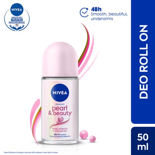 Nivea Pearl & Beauty Deodorant Roll On 48H (50ml)