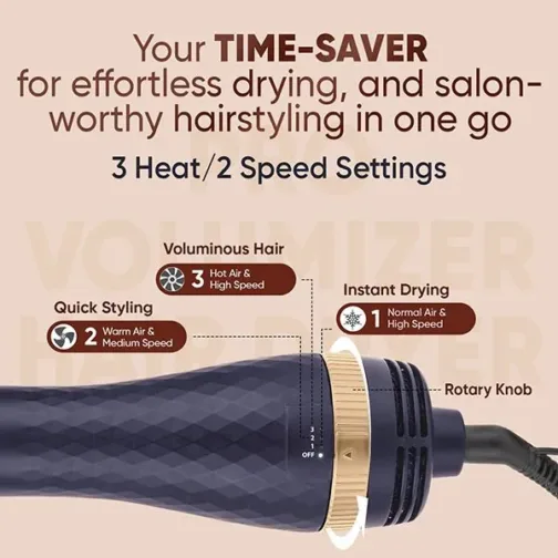 Vega Pro Volumizer Hair Dryer Brush - VHSD-02 - Image 3