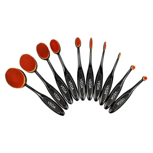 Pro EZ Set of 10 Professional Make-Up Brushes - MBS-10