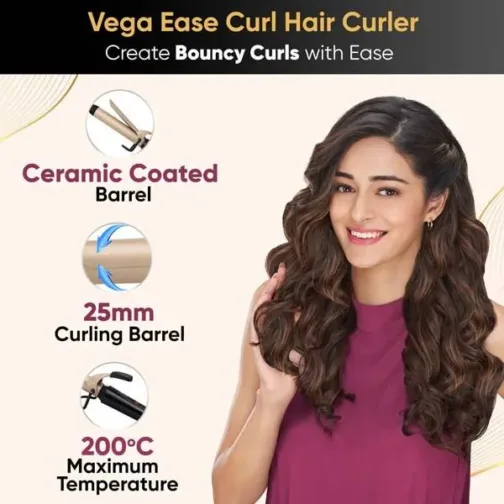 Ease Curl Hair Curler (25MM Barrel) - VHCH-02 - Image 6