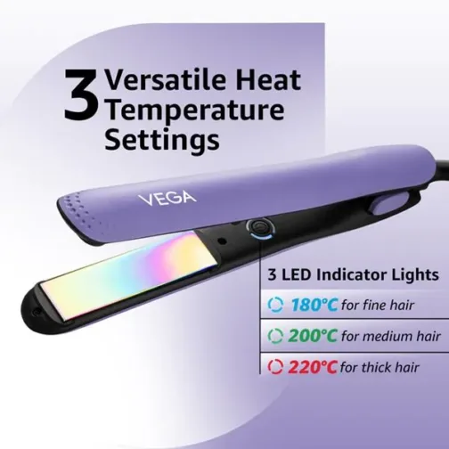 VEGA Go-Glam Hair Straightener - VHSH-39 - Image 3