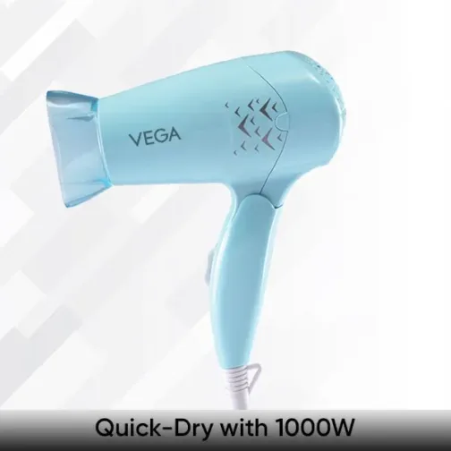 VEGA Glow Glam 1000W Hair Dryer- VHDH-26 - Image 8