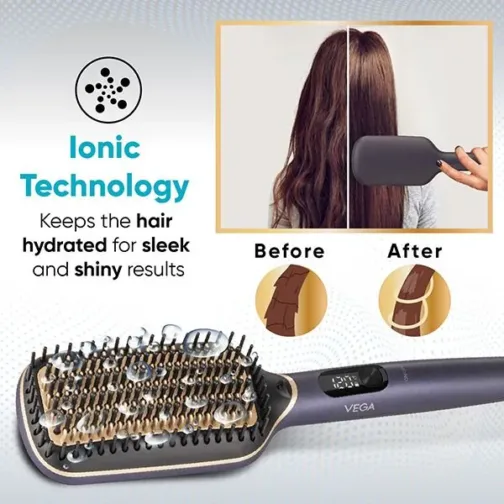 Vega LitStyle L1 Hair Straightener Brush - VHSB-06 - Image 2