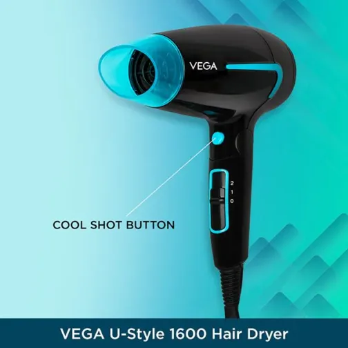 Vega U-Style 1600 Watts Hair Dryer-VHDH-24 - Image 3